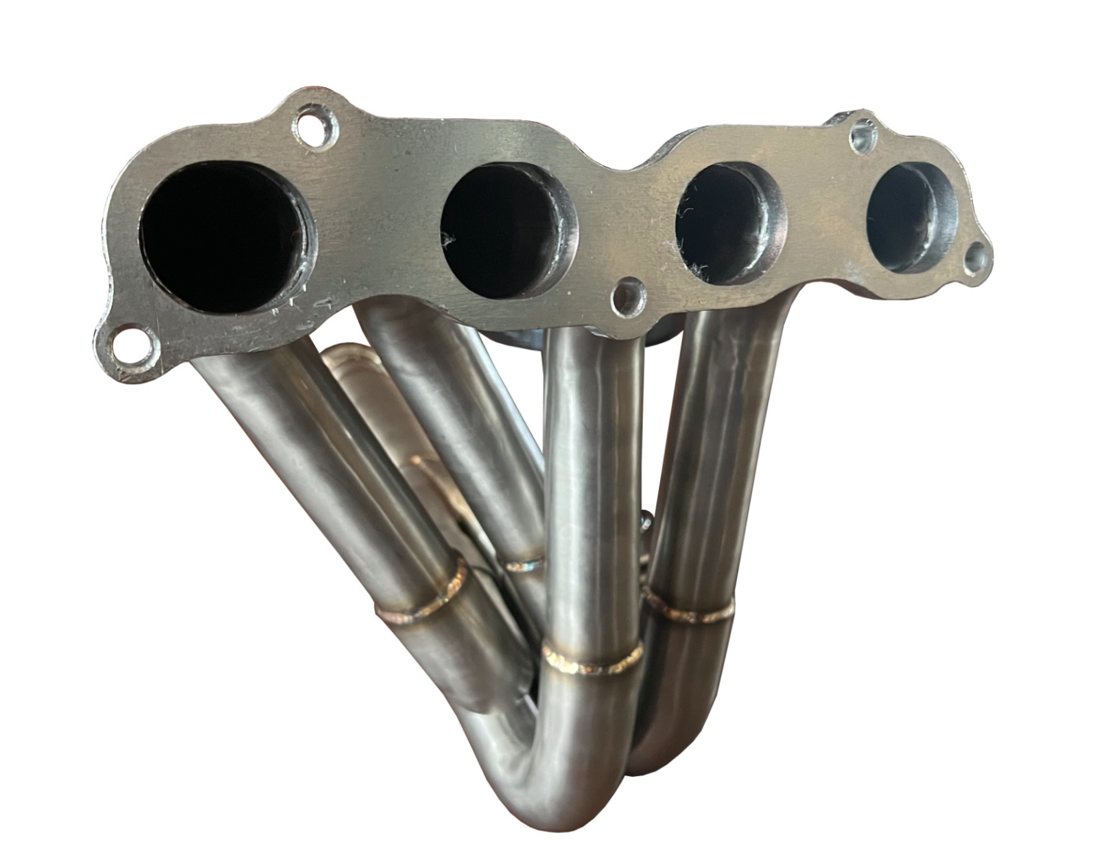 Jack Spania Racing K Series K20 K24 megaphone exhaust pipe, 3-inch 4-1 Tri-Y design for EK and EG Honda models.