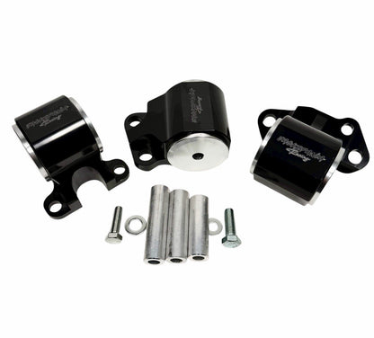 JackSpania Racing B D Series solid engine mount for Honda Acura EG 92-95 Civic and Integra DC2, showing the durable metal construction.