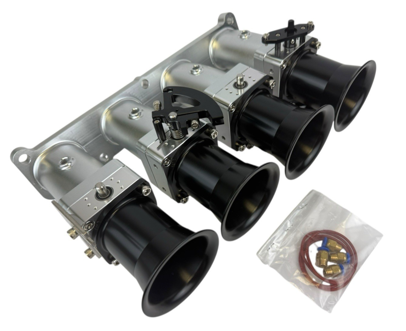 Billet 55mm ITB Intake Manifold Individual Throttle Bodies Duratec 2.0L 3.0L CNC