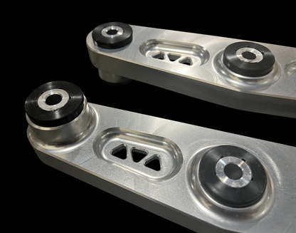 Jack Spania Racing billet AWD lower control arms for Honda Civic EK Type R Si hatchback, suspension parts with detailed metal construction