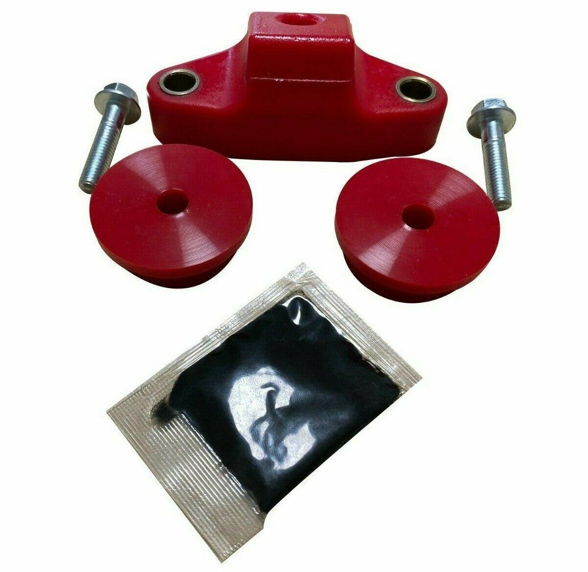 Jack Spania Racing front and rear shifter stabilizer bushings for Subaru Forester Outback XT 5-speed transmission parts.