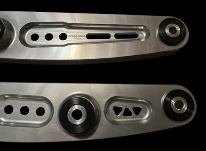Jack Spania Racing AWD lower control arm for Honda Civic and Acura models, featuring a sturdy suspension arm with mounting points.