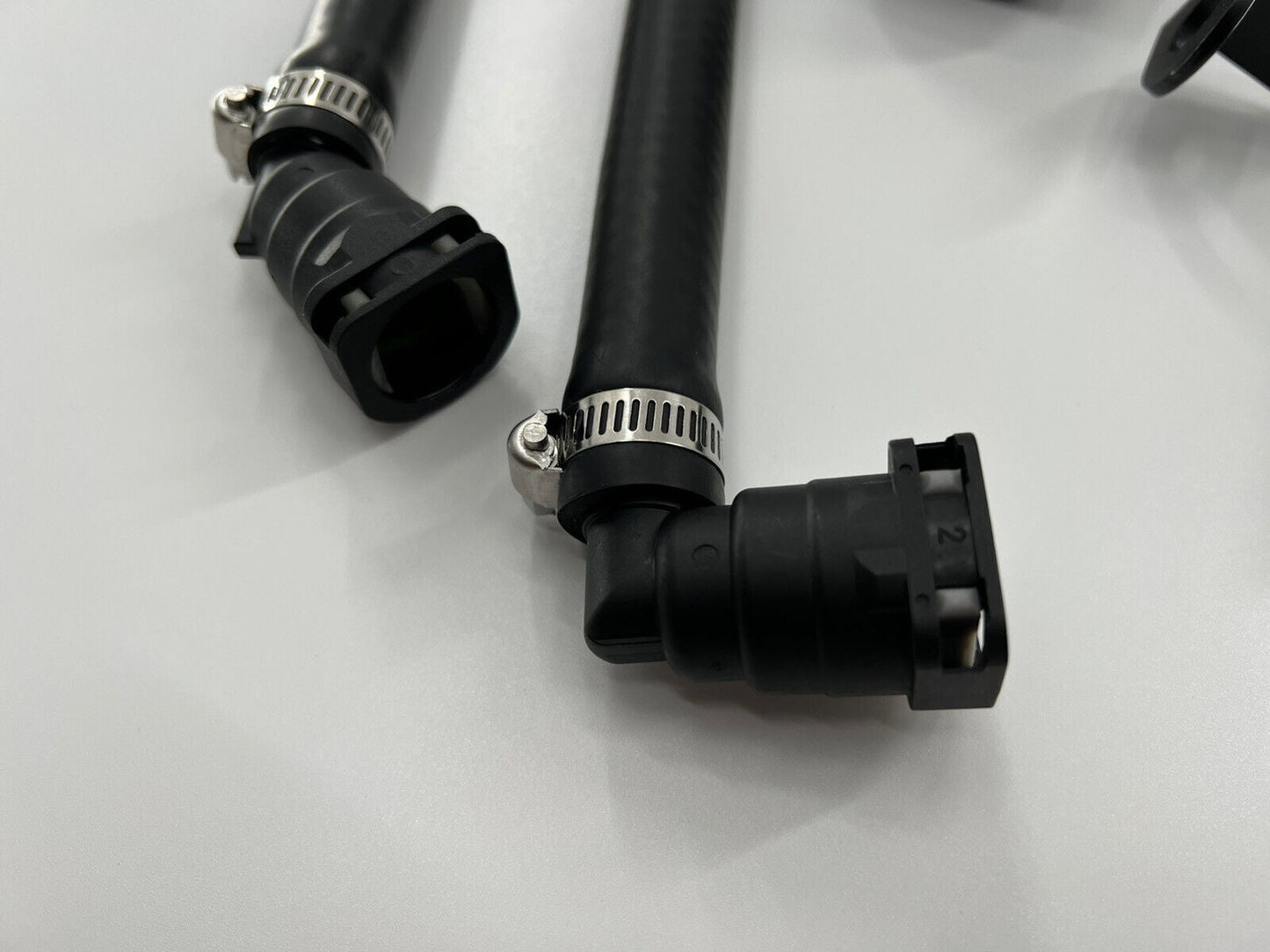 Jack Spania Racing oil separator catch can for Dodge Durango Hellcat and Trackhawk supercharged engines, engine parts with metal finish.