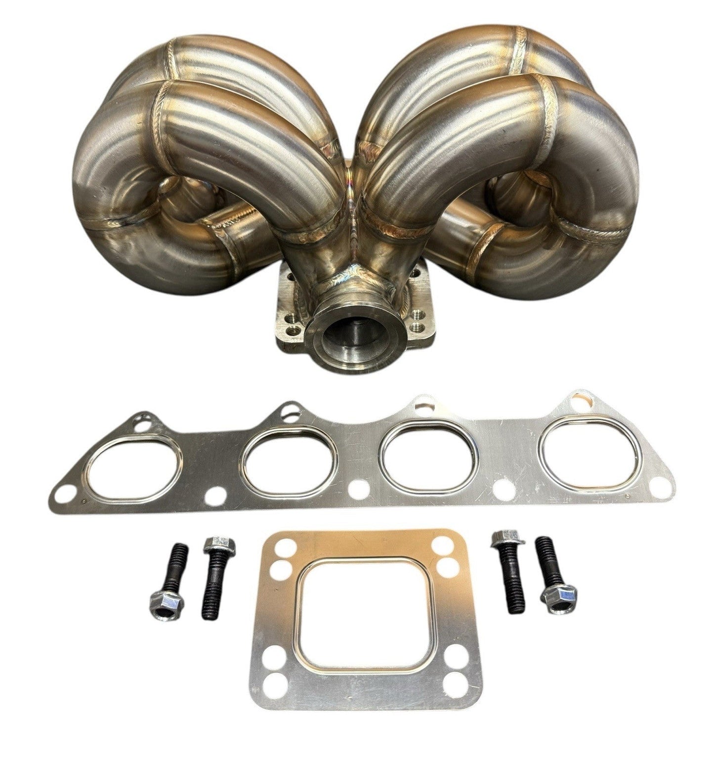JackSpania Racing B Series T3 T4 44mm wastegate turbo manifold for GSR B16 B18 B20 Civic EG EK DC2 exhaust parts