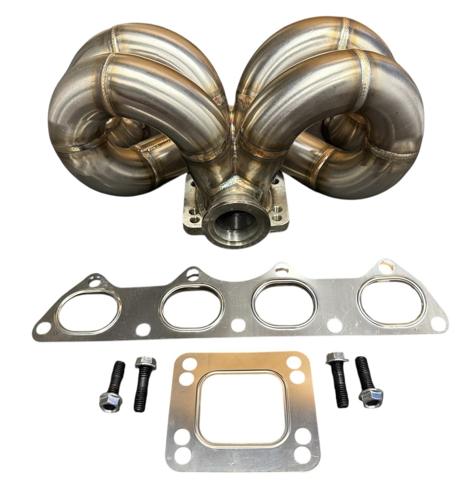 JackSpania Racing B Series T3 T4 44mm wastegate turbo manifold for GSR B16 B18 B20 Civic EG EK DC2 exhaust parts