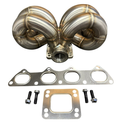 JackSpania Racing B Series T3 T4 44mm wastegate turbo manifold for GSR B16 B18 B20 Civic EG EK DC2 exhaust parts