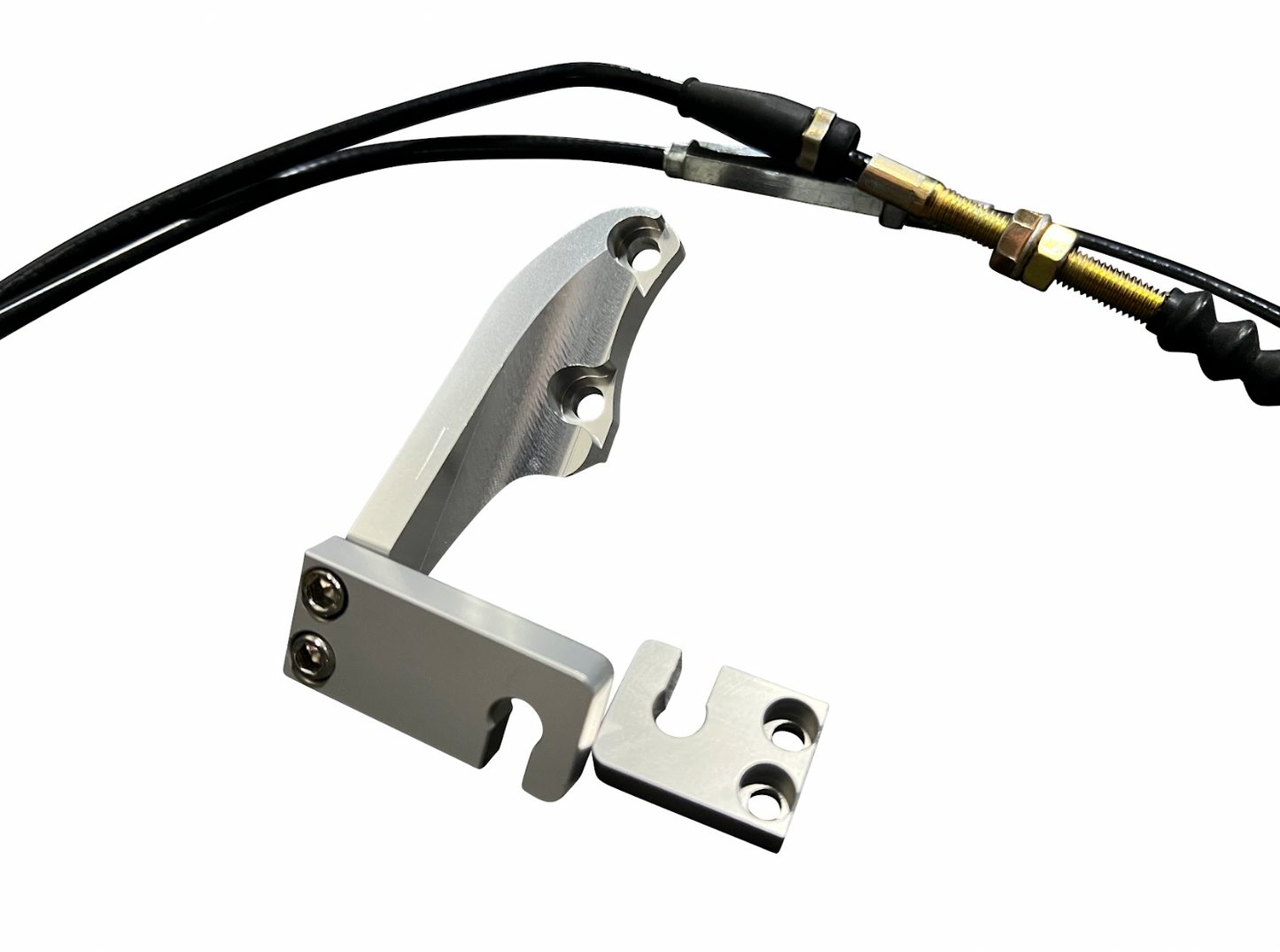 Jack Spania Racing K20 K24 K Series throttle body cable bracket for LHD RSX Type S engine swap, compatible with EG EK DC2.