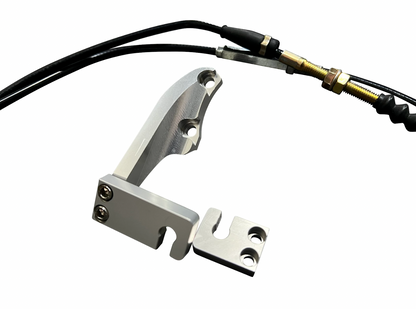 Jack Spania Racing K20 K24 K Series throttle body cable bracket for LHD RSX Type S engine swap, compatible with EG EK DC2.