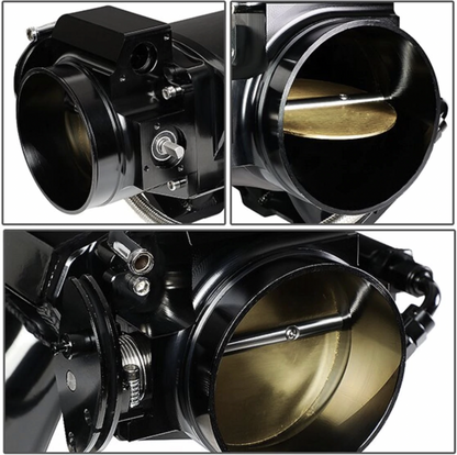 92mm LS1 LS2 LS6 LSX intake manifold throttle body, fabricated sheet metal engine part by Jack Spania Racing.
