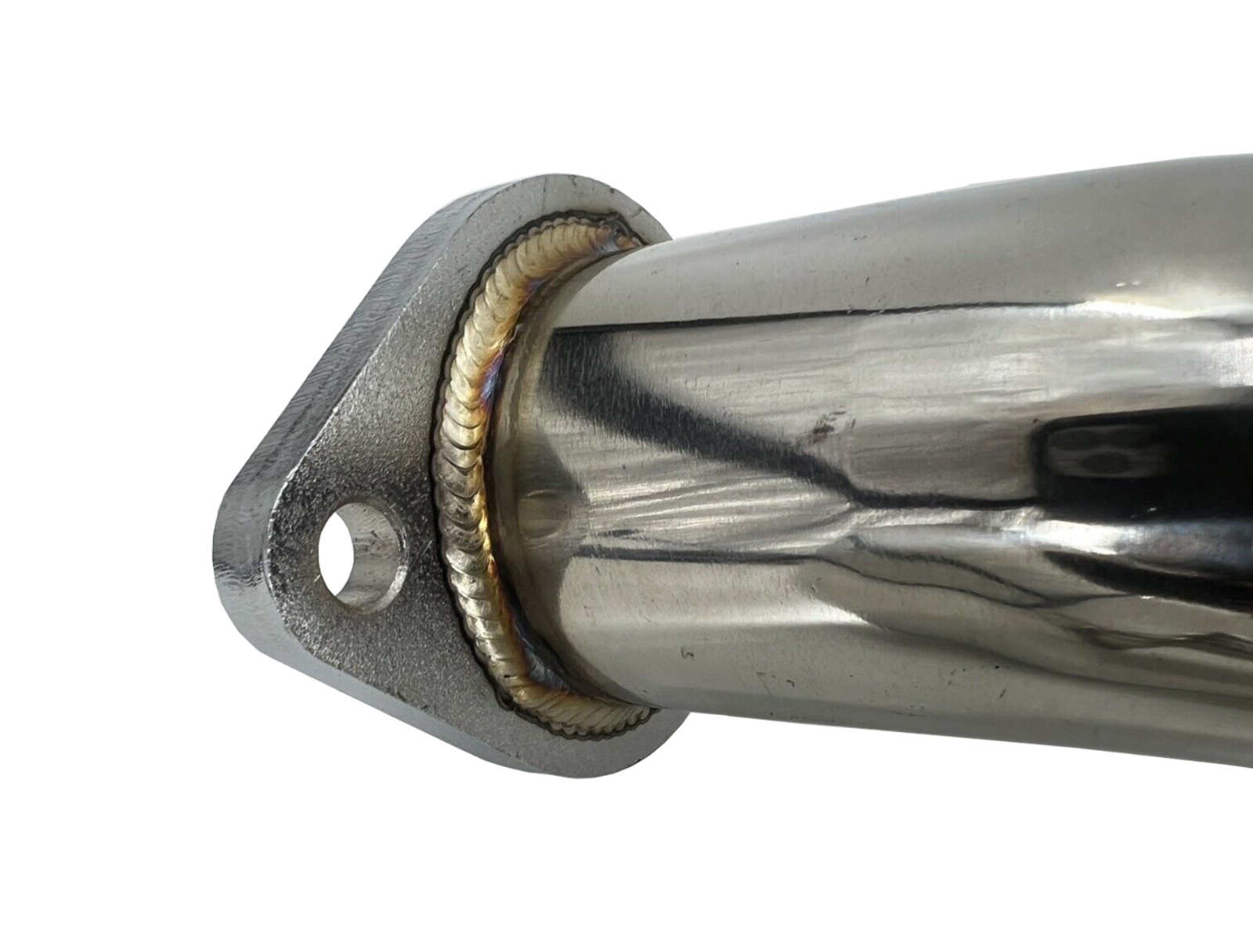 Jack Spania Racing axle-back exhaust muffler for Infiniti Q50 2014+ with polished tips, designed for improved sound and style.