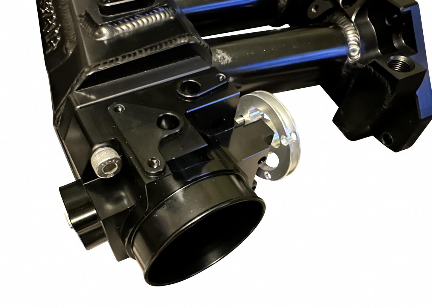 Jack Spania Racing K Series sheet metal intake manifold for K20Z3, K24, K swap engines on EG and EK Honda models.