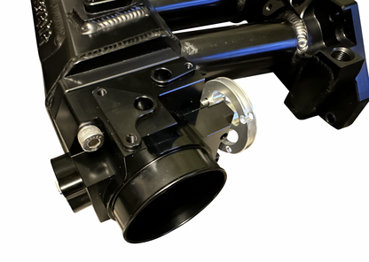 Jack Spania Racing K Series sheet metal intake manifold for K20Z3, K24, K swap engines on EG and EK Honda models.