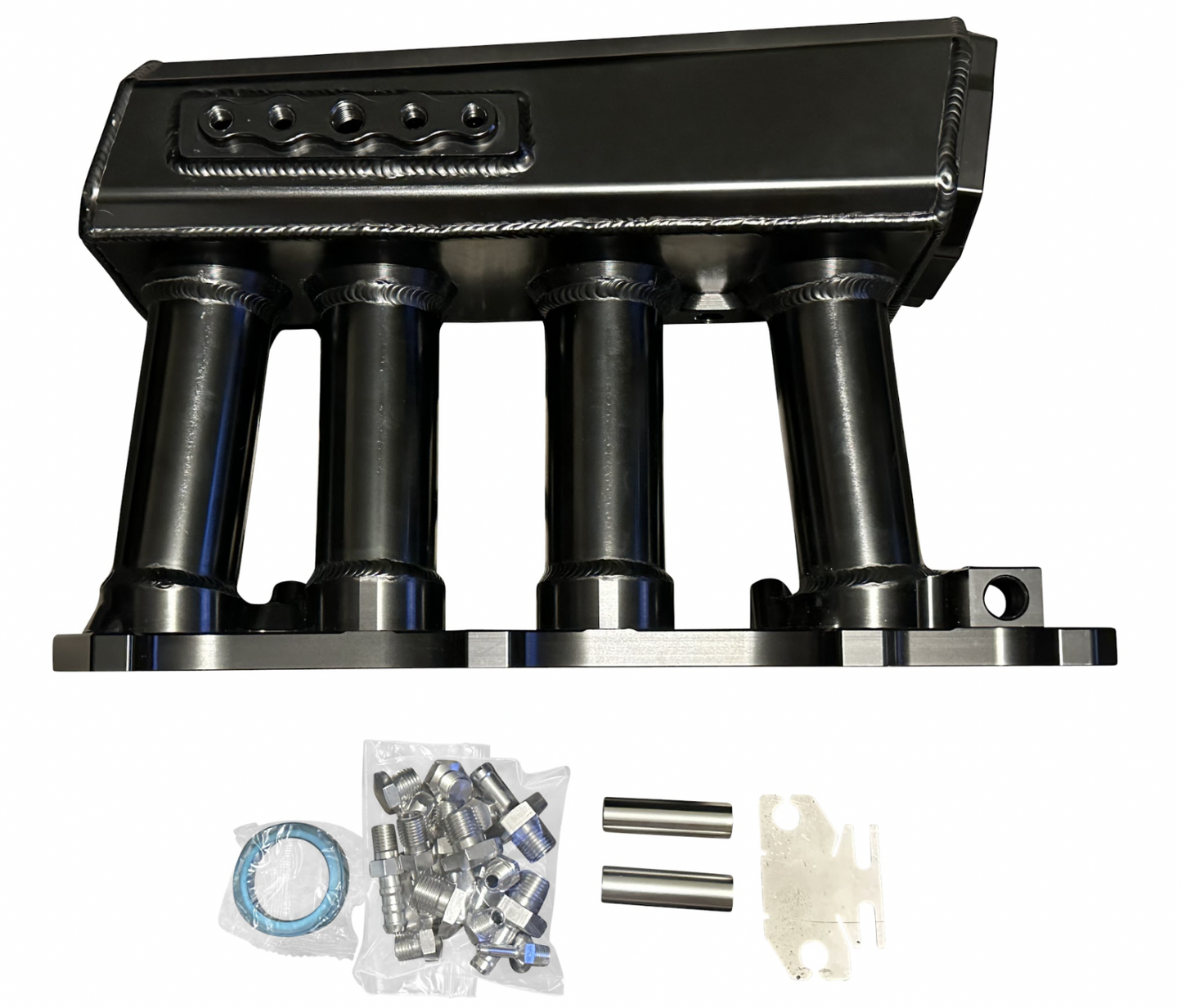 Jack Spania Racing K Series Sheet Metal Intake Manifold for K20Z3, K24, and K Swap engines on EG and EK chassis.