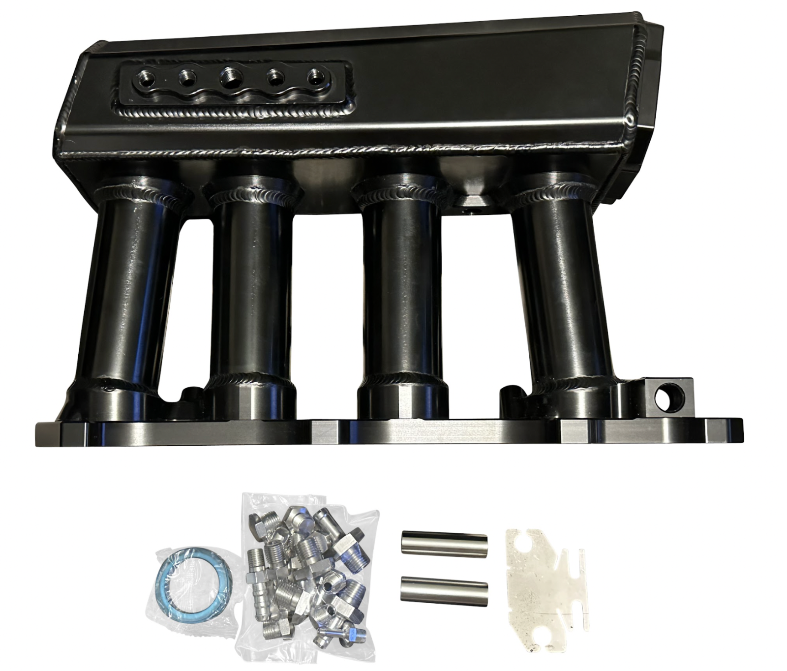 Jack Spania Racing K Series Sheet Metal Intake Manifold for K20Z3, K24, and K Swap engines on EG and EK chassis.