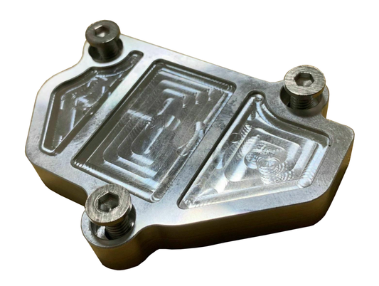 Jack Spania Racing Vtec solenoid block off plate for Honda Acura B-Series B16 B18 engine parts, EK Si model, engine modification component.