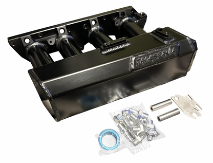 Jack Spania Racing K Series Sheet Metal Intake Manifold for K20Z3 and K24 engines on EG and EK Honda models.