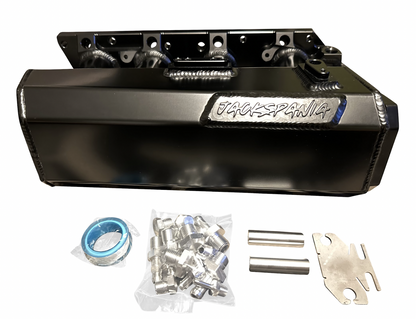 Jack Spania Racing K Series sheet metal intake manifold for K20Z3 and K24 engines, compatible with K swap EG and EK Honda models.