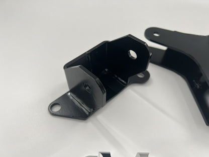 Jack Spania Racing EK B Series AWD engine mount kit for Honda Civic 96-00 B16 B18 B20, showing the metal motor mount components.