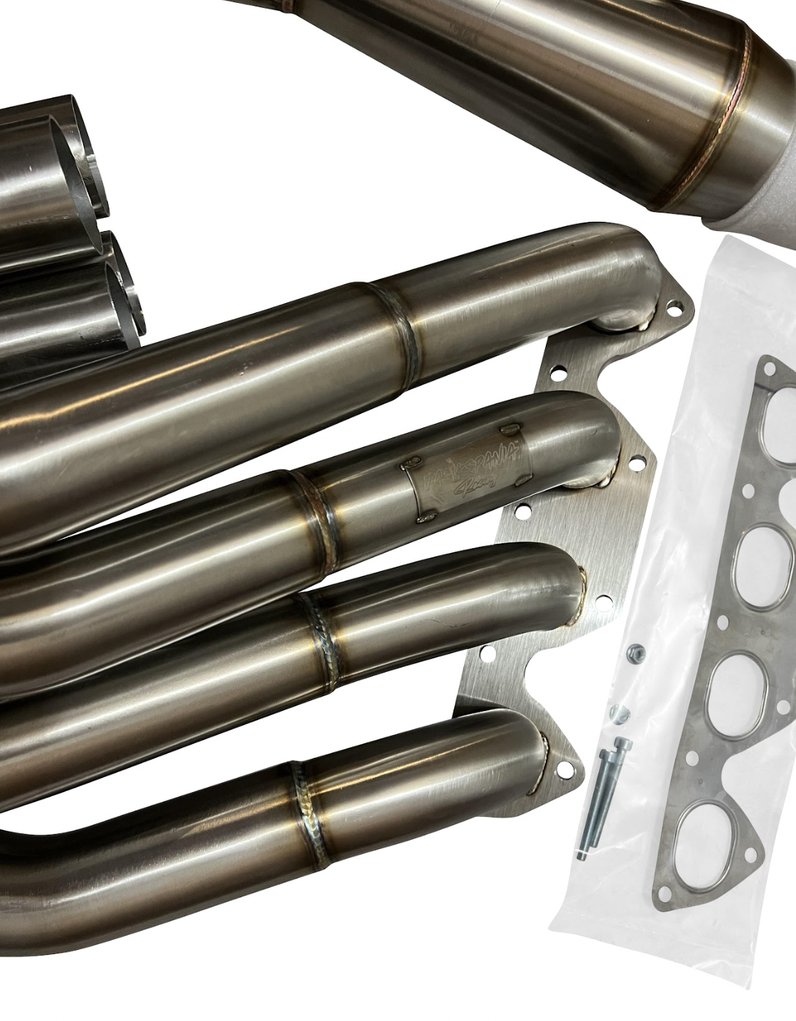 Honda Acura D Series 4-1 Hood Exit Race Header by Jack Spania Racing, exhaust header for D16Y8 and D16Z6 engines.
