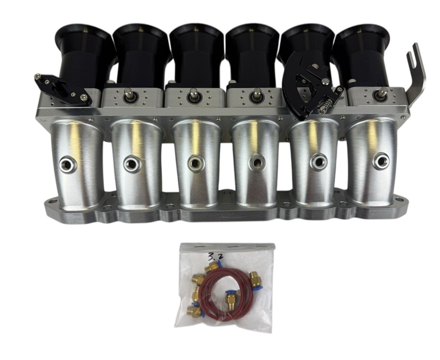 Billet 50mm ITB Intake Manifold Individual Throttle Bodies CNC VW 2.8L VR6 24V