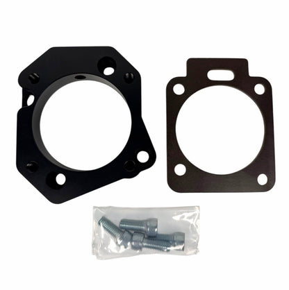 JackSpania Racing billet K20 K24 K Series PRB to RBC throttle body adapter spacer for Honda Acura engine modification.