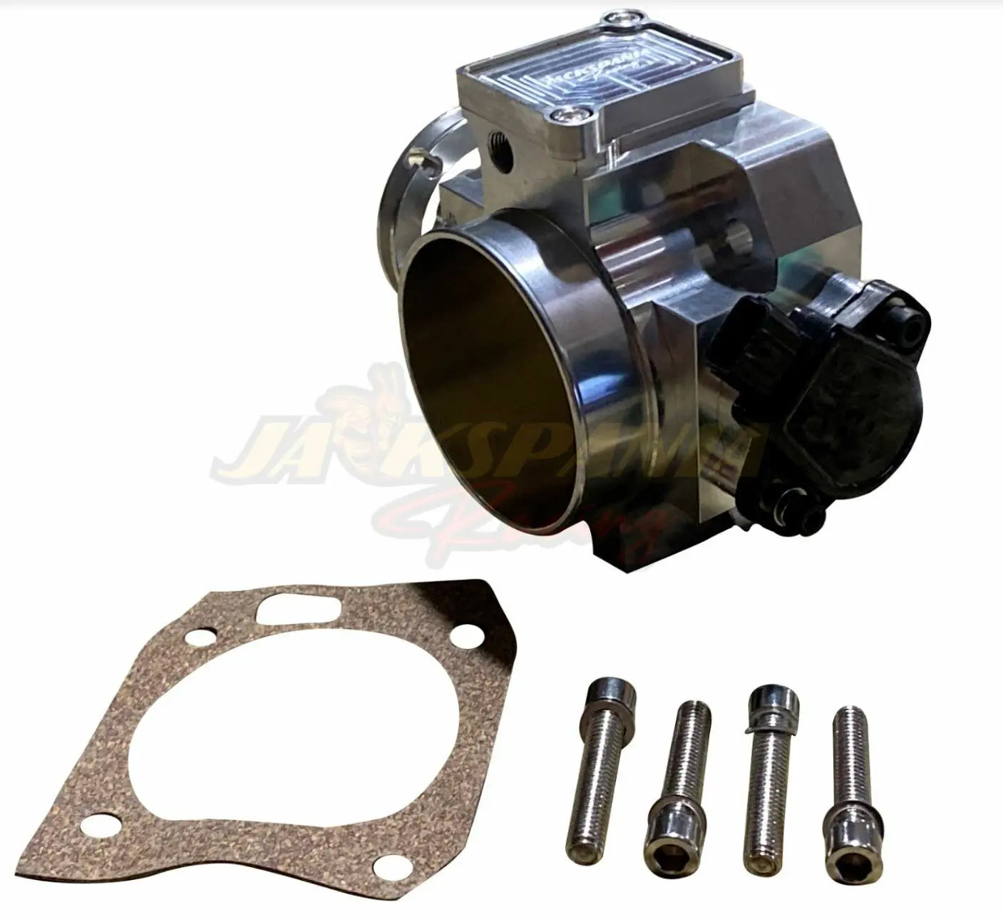 Jack Spania Racing K Series K20 K24 billet intake manifold throttle body with 70mm throttle, Type S TPS, and IAC for engine performance