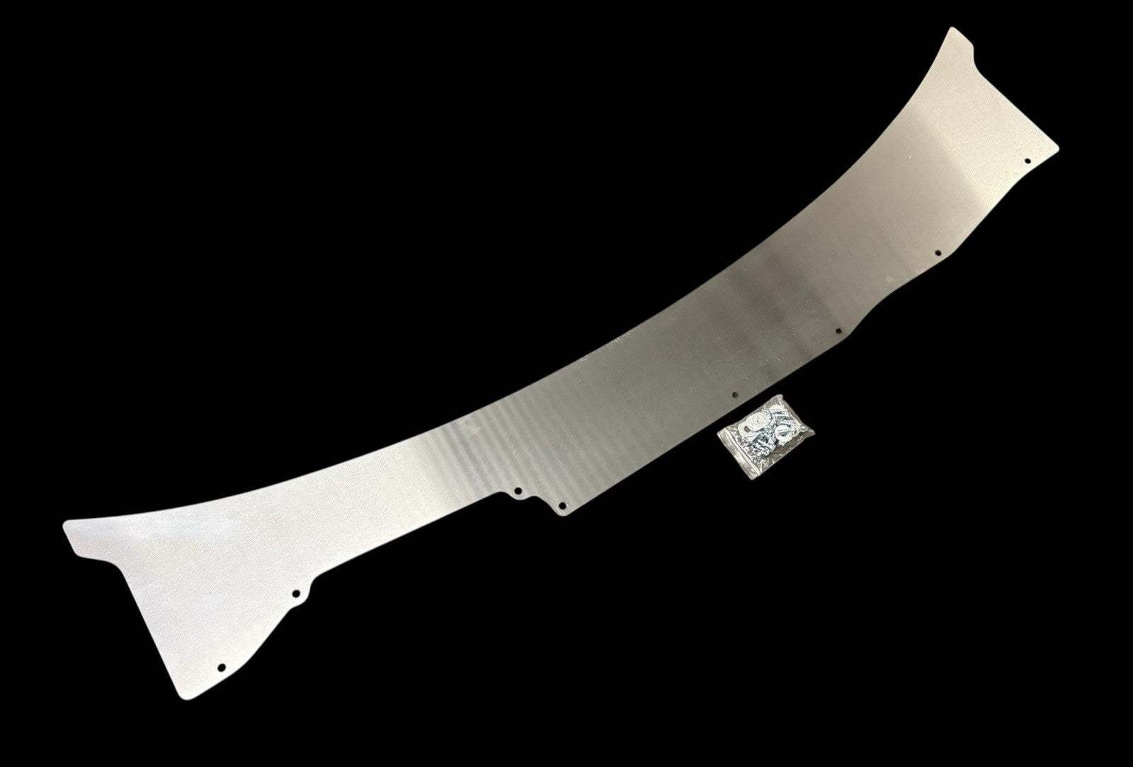 Aluminum windshield wiper cowl for Honda Civic EK 96-00 hatchback, coupe, sedan from JackSpania Racing.