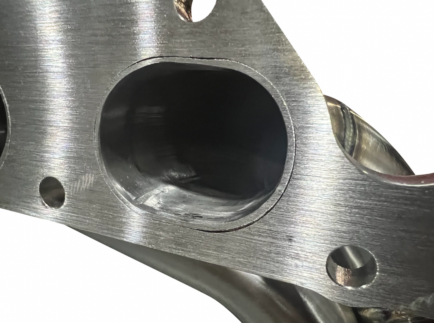 Jack Spania Racing B Series Megaphone Header 4-1 Collector RF V2 for B16, B18, B20 exhaust system, shown in the image.