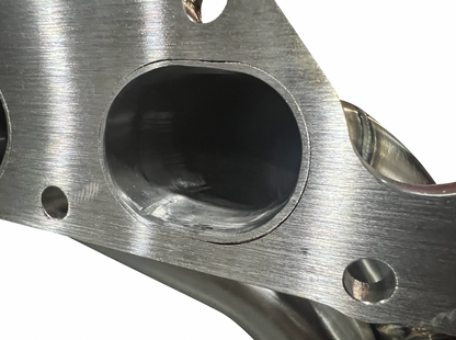 Jack Spania Racing B Series Megaphone Header 4-1 Collector RF V2 for B16, B18, B20 exhaust system, shown in the image.