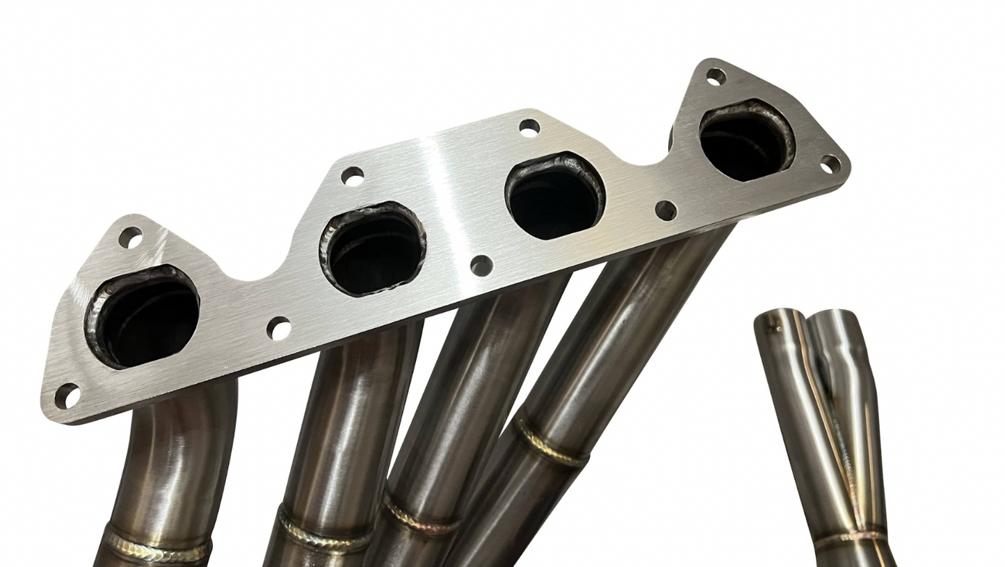 Jack Spania Racing D Series 4-1 Hood Exit Race Header for Honda Acura EG EK DC2 Civic D16Y8 D16Z6 exhaust parts