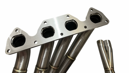 Jack Spania Racing D Series 4-1 Hood Exit Race Header for Honda Acura EG EK DC2 Civic D16Y8 D16Z6 exhaust parts