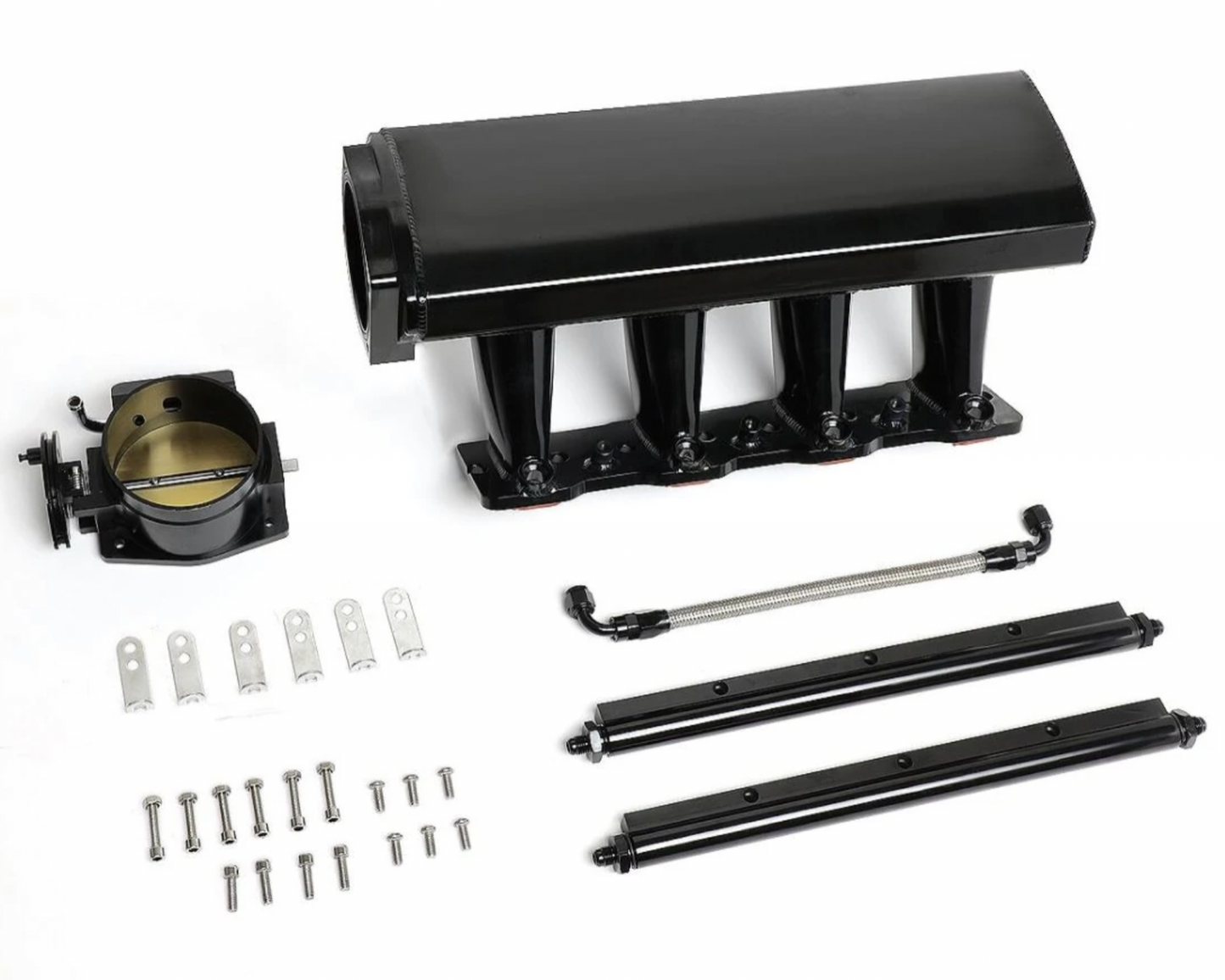 92mm LS1 LS2 LS6 LSX intake manifold throttle body fabricated sheet metal engine part by Jack Spania Racing