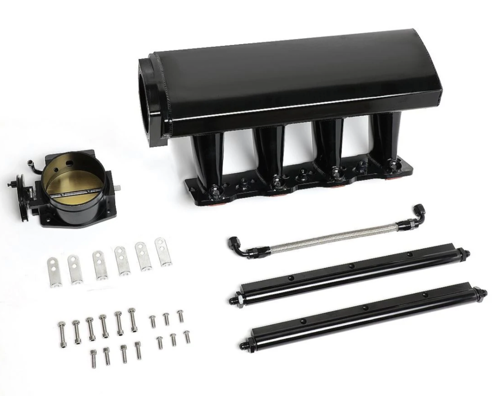 92mm LS1 LS2 LS6 LSX intake manifold throttle body fabricated sheet metal engine part by Jack Spania Racing