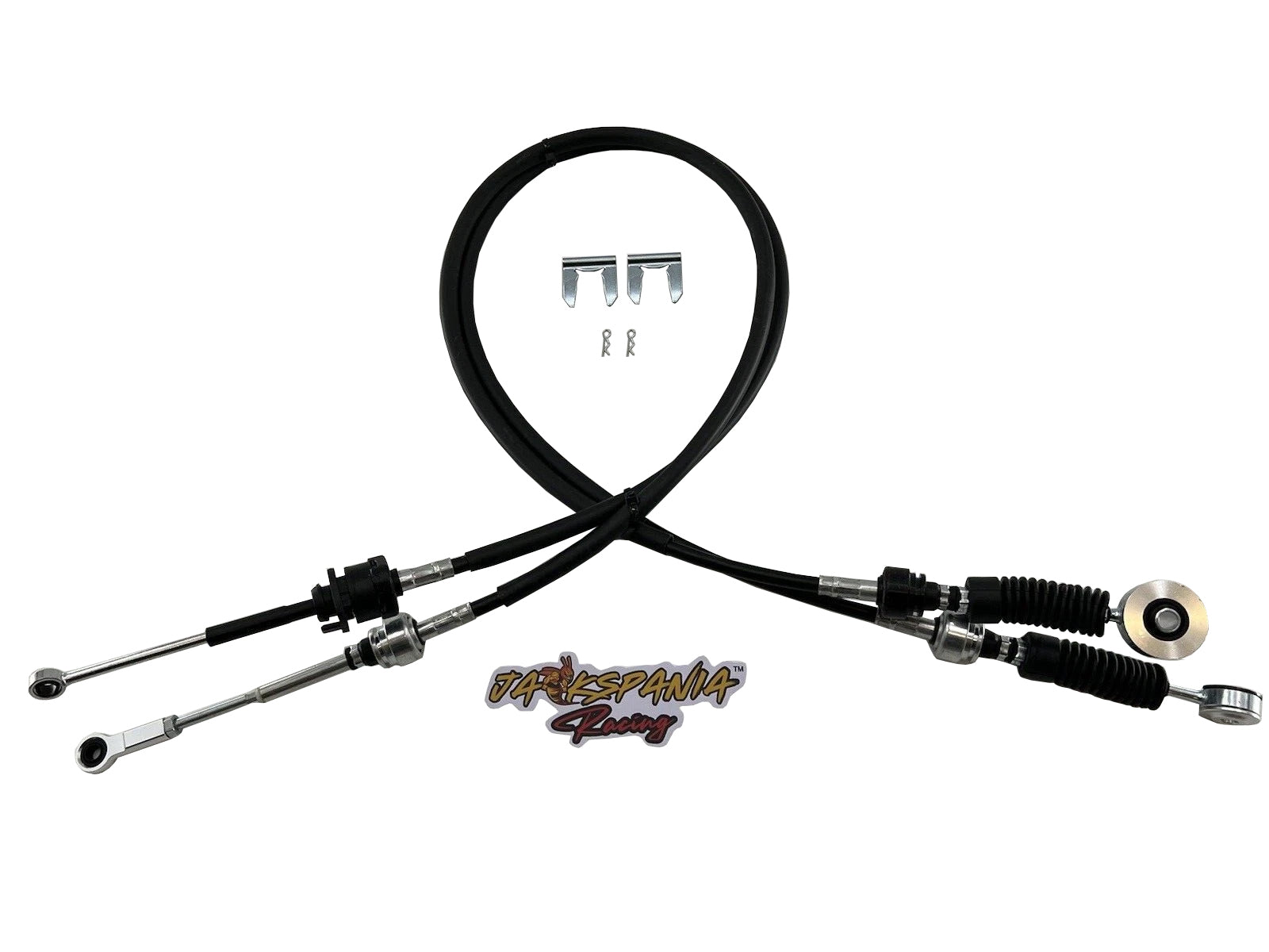 JackSpania Racing RSX shifter cables and linkage for K20, K24, and K-Series engine swaps on EG and EK Honda models.