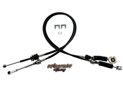 JackSpania Racing RSX shifter cables and linkage for K20, K24, and K-Series engine swaps on EG and EK Honda models.