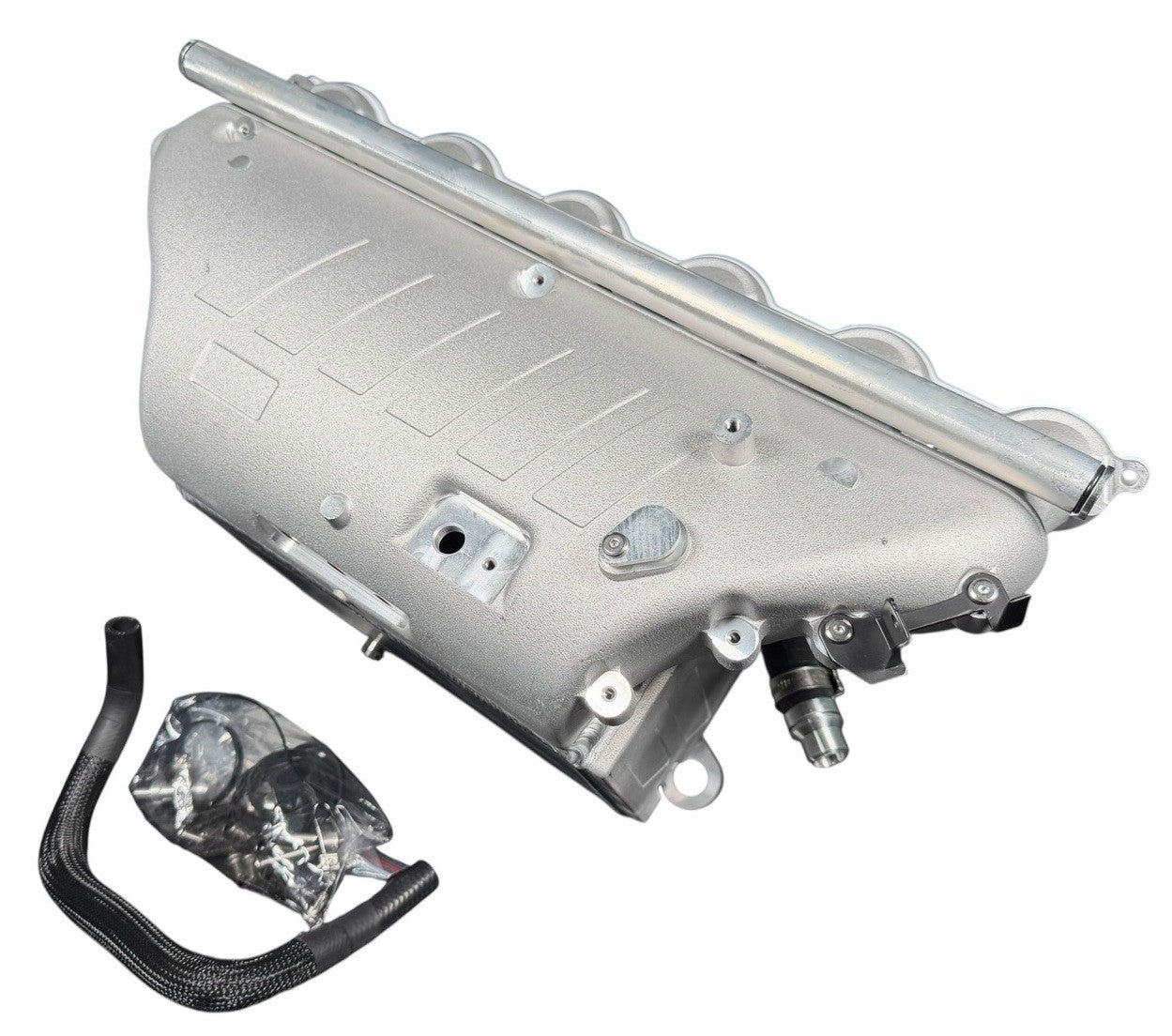 Cast aluminum charge cooler intake manifold for BMW G87 M2, G80 M3, G82 M4 S58 engine by JackSpania Racing
