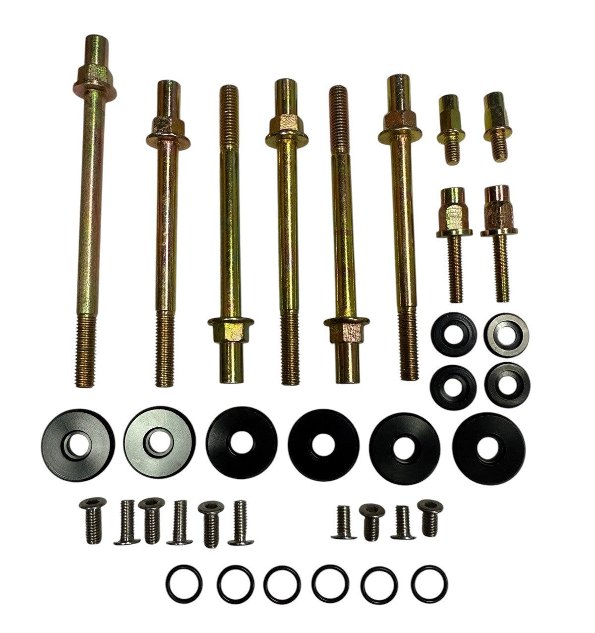 Low profile engine valve cover washer bolt for Honda Acura K Series K20 K24 engines by JackSpania Racing, shown in image.