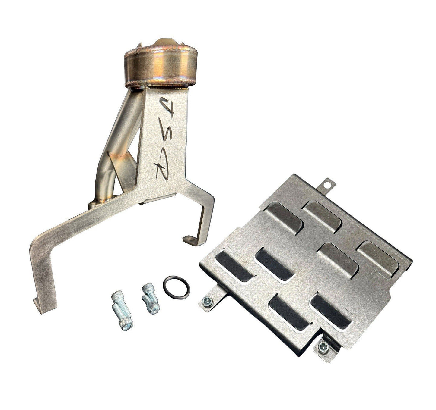 JackSpania Racing V2 Oil Pickup Tube Tray Plate for Subaru Impreza WRX STi EJ20 EJ25 engines, engine parts for oil pickup system.