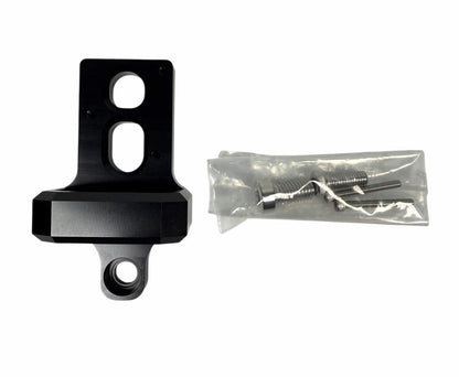 JackSpania Racing billet 4-port Mac AEM boost controller solenoid valve mount bracket for engine parts.