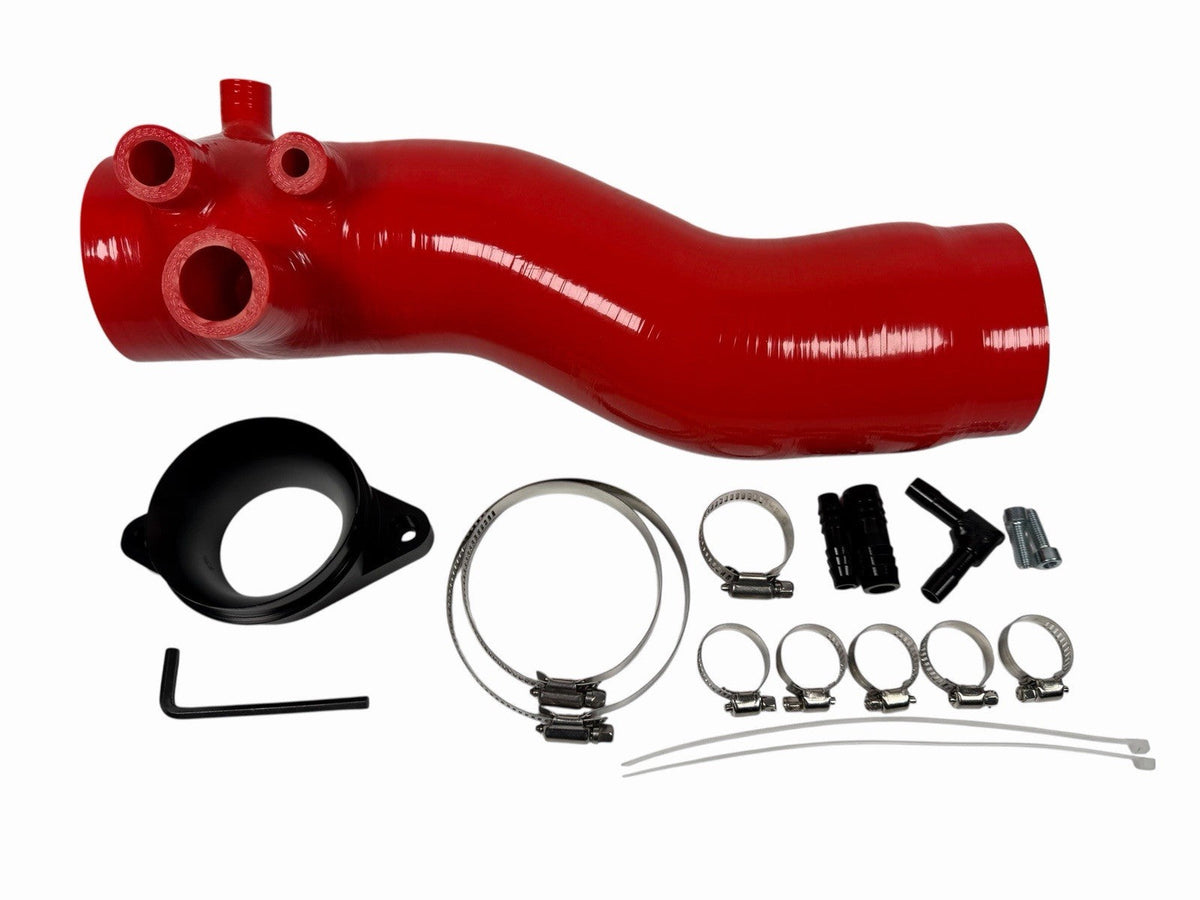 JackSpania Racing 3-inch turbo inlet hose kit with nozzle for Subaru WRX FA20 2015-2021 engine, 4-ply durable construction