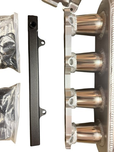 Billet Intake Manifold for S14 S15 SR20 SR20DET Fuel Rail 76mm Throttle Body Set