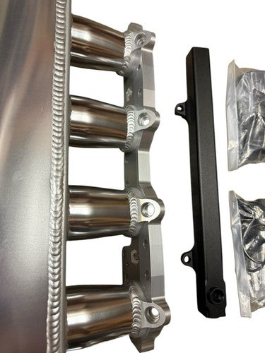 Billet Intake Manifold for S14 S15 SR20 SR20DET Fuel Rail 76mm Throttle Body Set