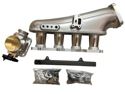 Billet Intake Manifold for S14 S15 SR20 SR20DET Fuel Rail 76mm Throttle Body Set