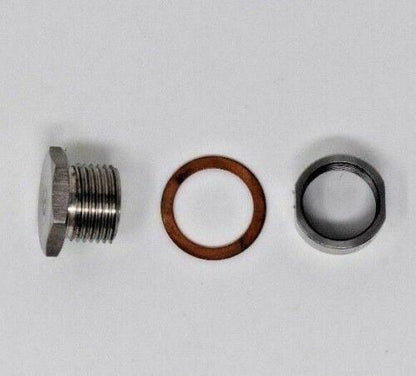 O2 02 Oxygen Sensor 304 Steel Weld On Bung & Plug Wideband Nut & Cap 18 X 1.5 US - JackSpania Racing