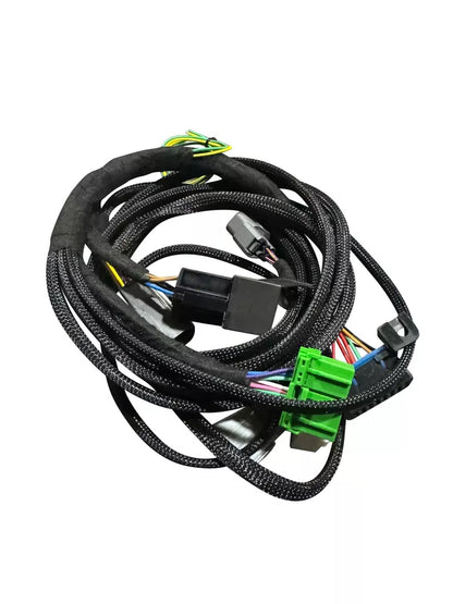 Honda Civic K Swap wiring conversion harness by Jack Spania Racing for K20 and K24 engines, shown with connectors and wiring.
